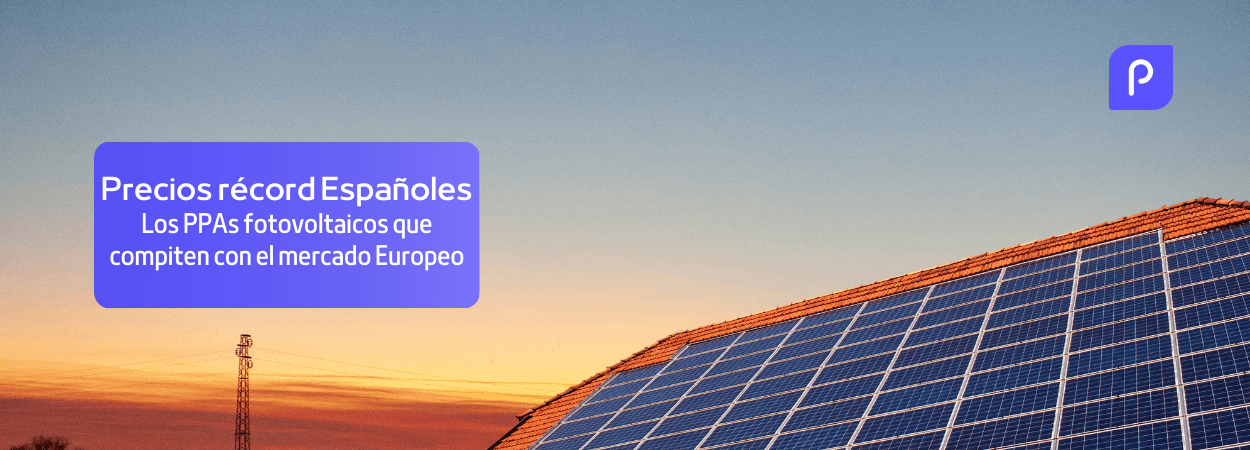España alcanza precios récord en PPAs fotovoltaicos en Europa