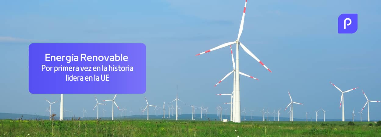 Por primera vez en la historia la energía renovable lidera en la UE