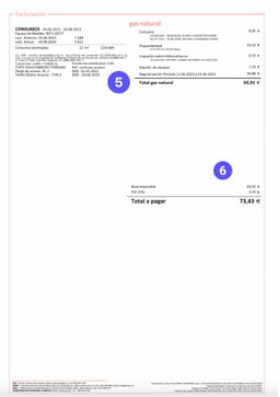 Factura Baser Gas