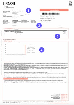 Factura Baser Gas