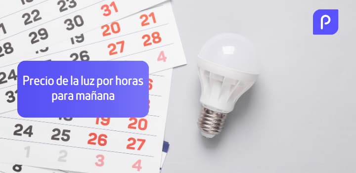 Precio de la luz por horas para mañana