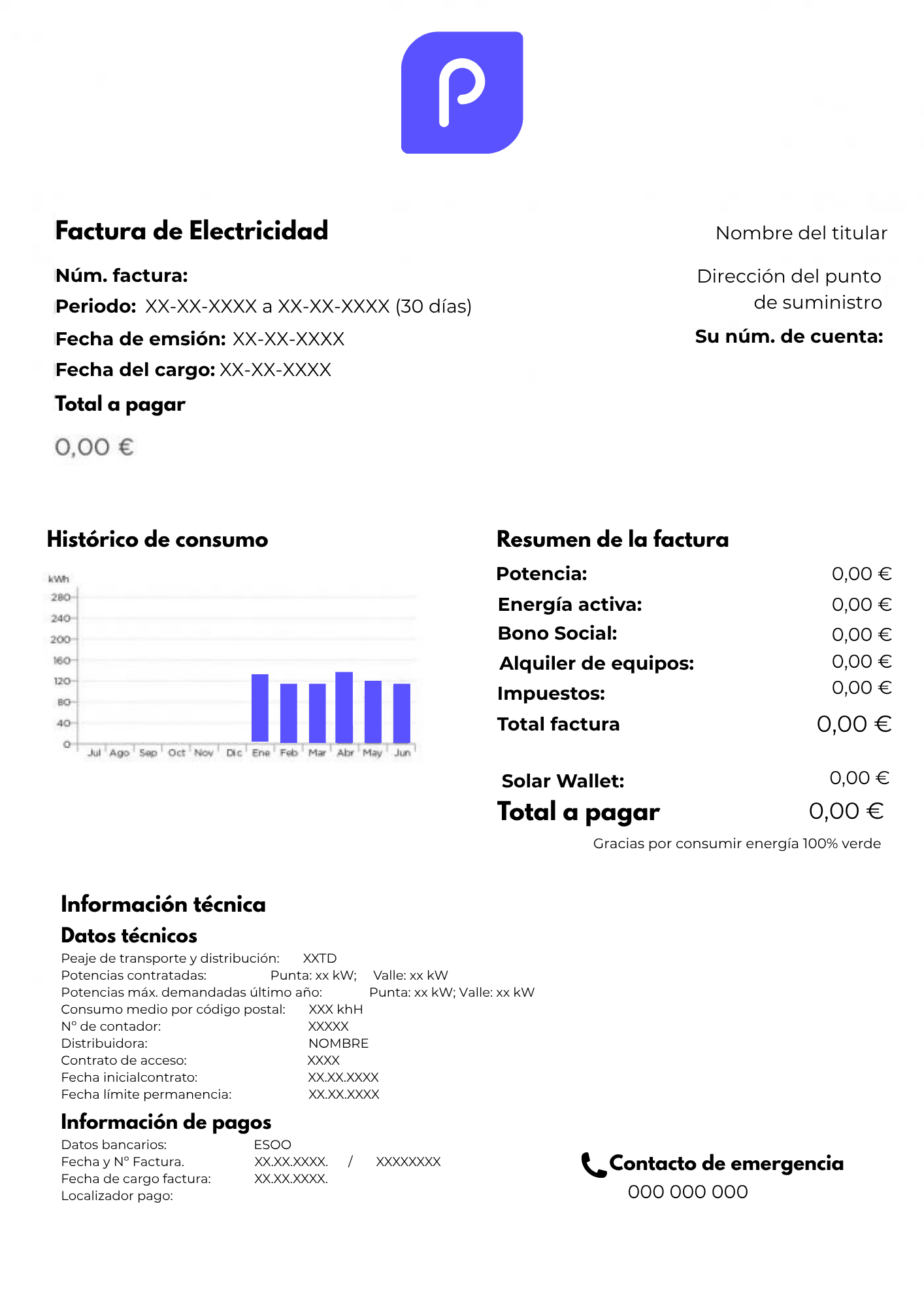 Explicación de la factura