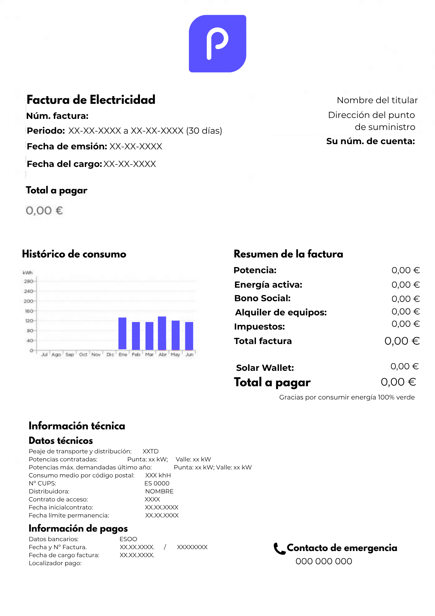 Explicación de la factura