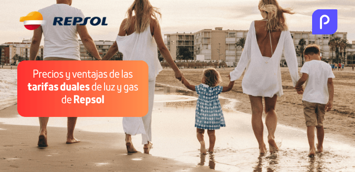 Precios y ventajas de las tarifas duales de luz y gas de Repsol