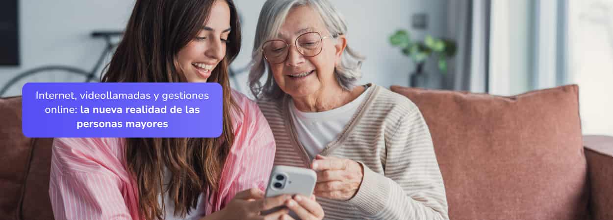 Internet, videollamadas y gestiones online: la nueva realidad de las personas mayores